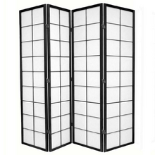 4 Panel Zen Room Divider Screen